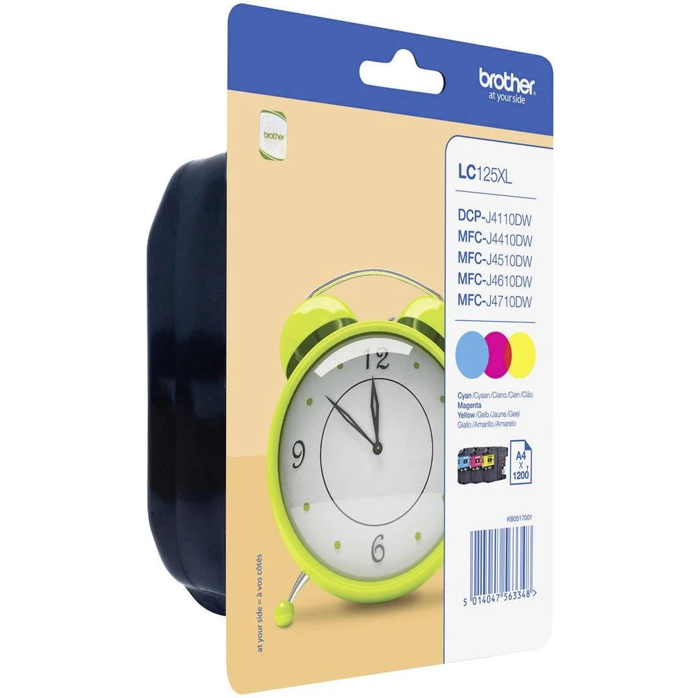 Patrona za pisač paket Original Brother LC-125XL cijan, magenta, žuta slika