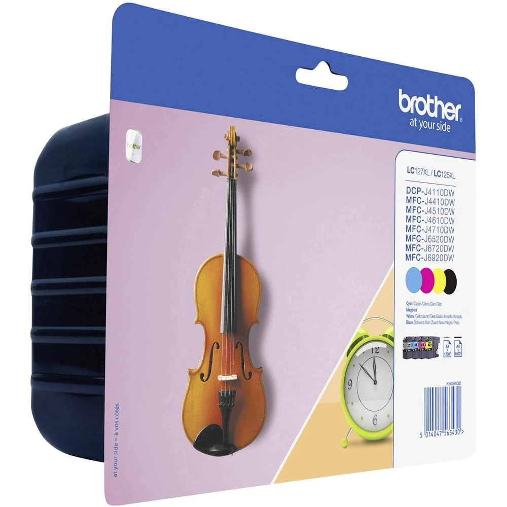 Patrona za pisač paket Original Brother LC-127XL / LC-125XL crna, cijan, magenta, žuta slika