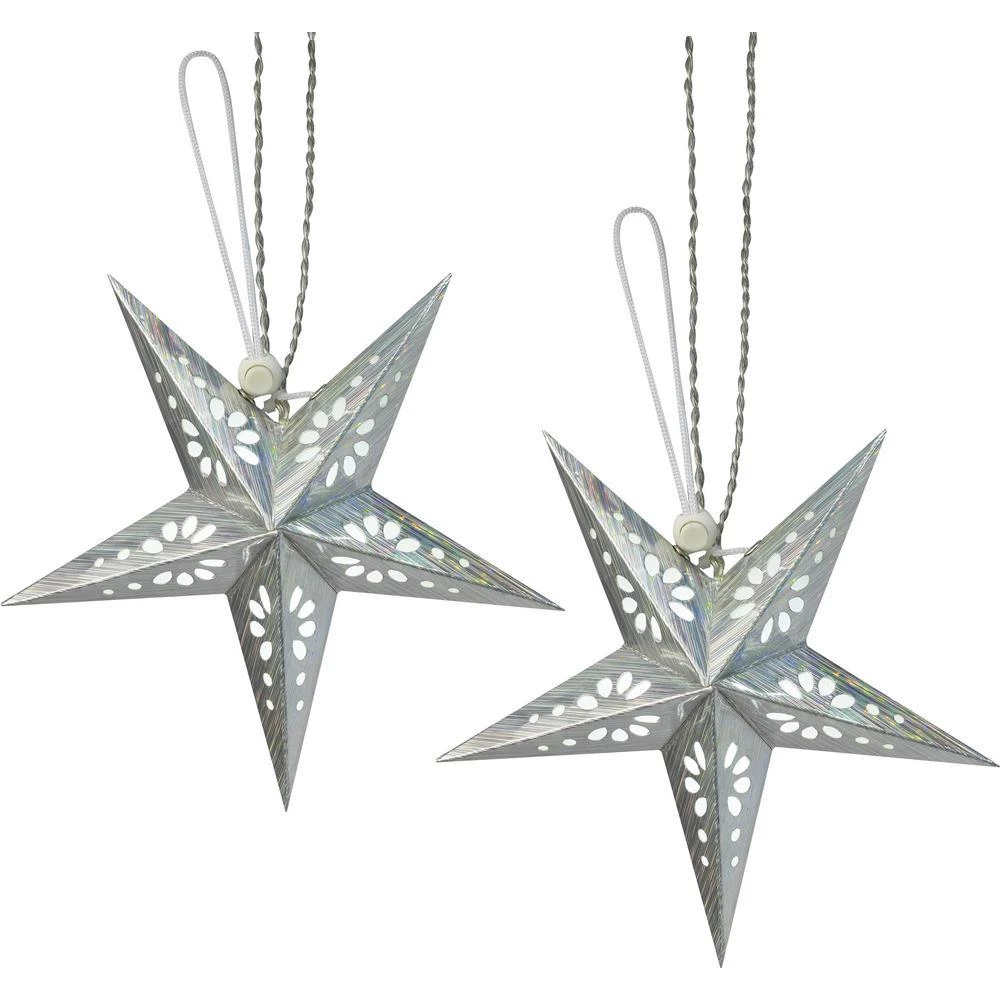 Lanac žaruljica s motivom LBA-02-002 Polarlite unutrašnji napajanje na baterije 10 LED hladno-bijeli 230 cm slika