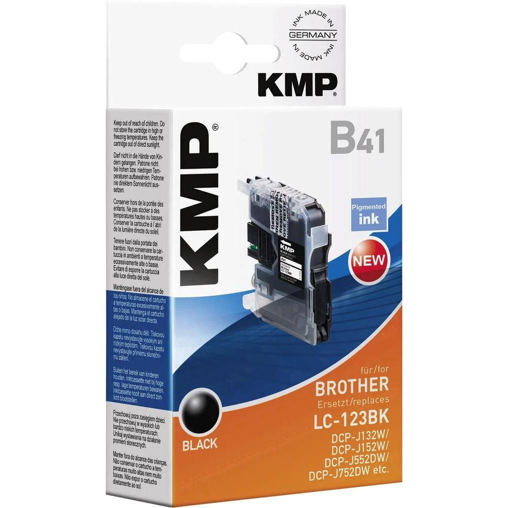 Patrona za pisač KMP kompatibilna B41 zamjenjuje Brother LC-123 crna slika