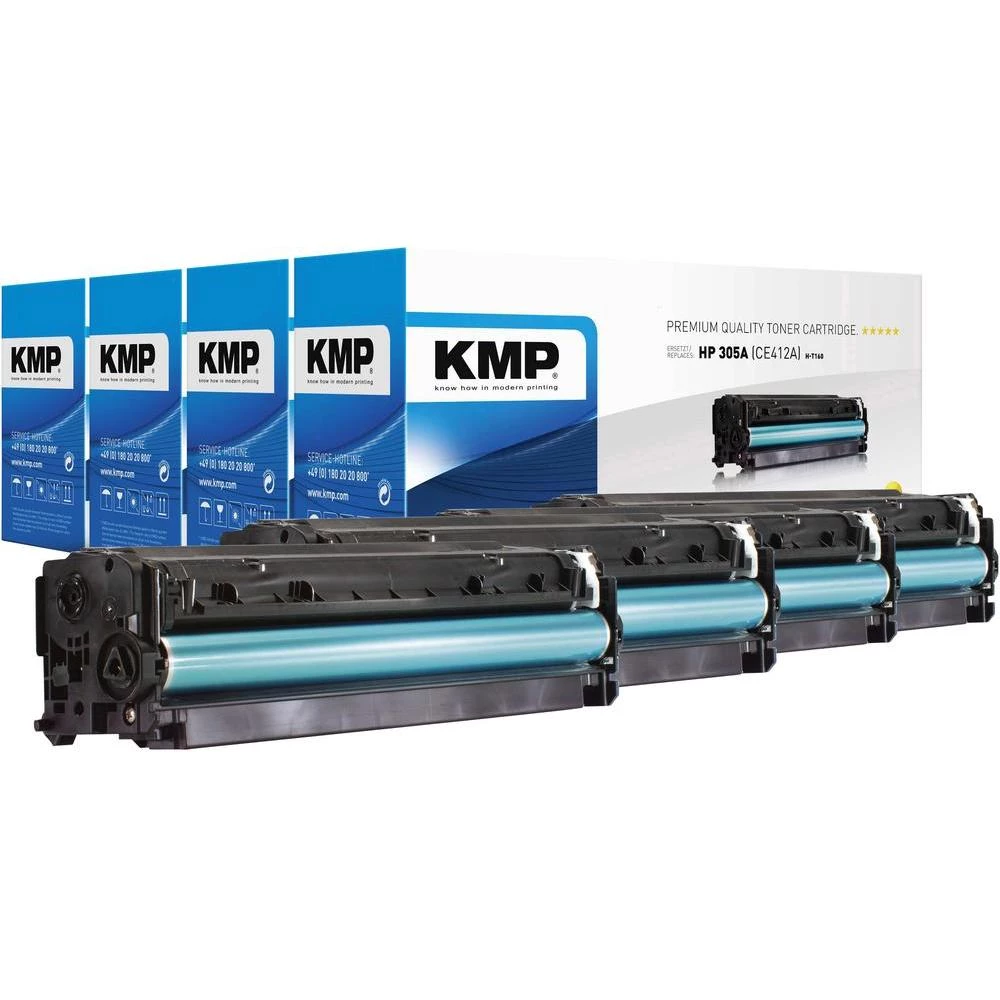 Toner paket KMP kompatibilan H-T157V zamjenjuje HP 305X crni, cijan, magenta, žuti broj stranica ispisa maks. 4900 stranica slika