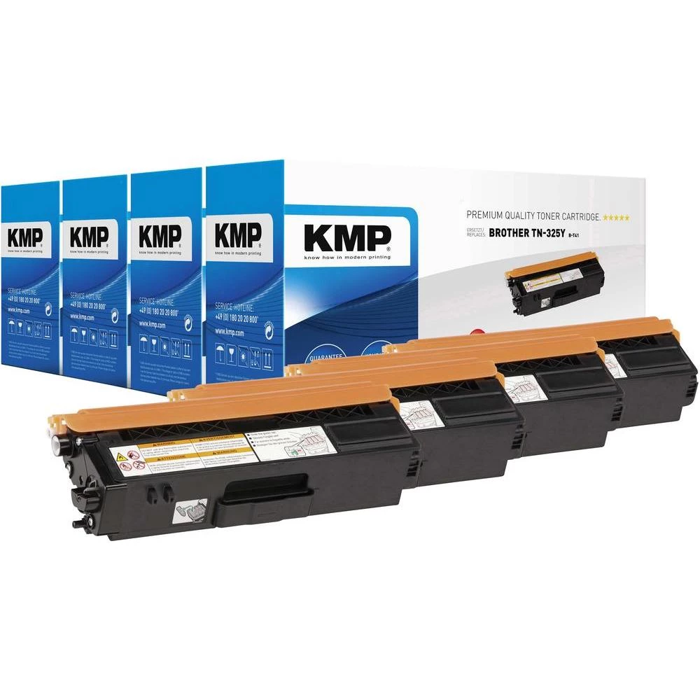 Toner paket KMP kompatibilan B-T38V zamjenjuje Brother TN-325 crni, cijan, magenta, žuti broj stranica ispisa maks. 4000 stranic slika