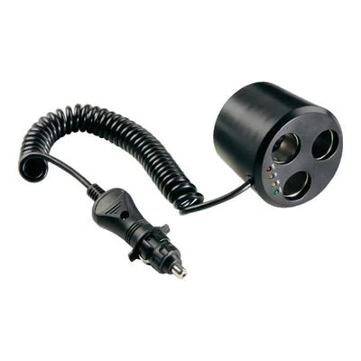 Razdjelnik Hama za povezivanje 3 uređaja na 1 utičnicu za cigaretni upaljač slika