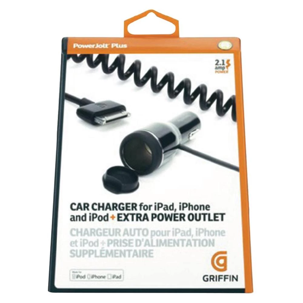 Punjač Griffin Apple PowerJolt, iz 12 V na 30-polni priključak Apple slika