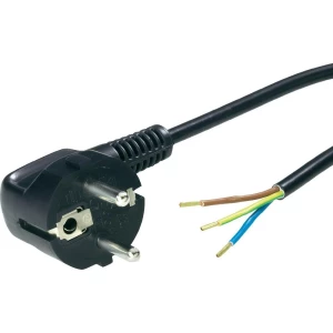 Priključni kabel [ šuko utikač - kabel, otvoreni kraj] crni 3 m LappKabel 702611 slika