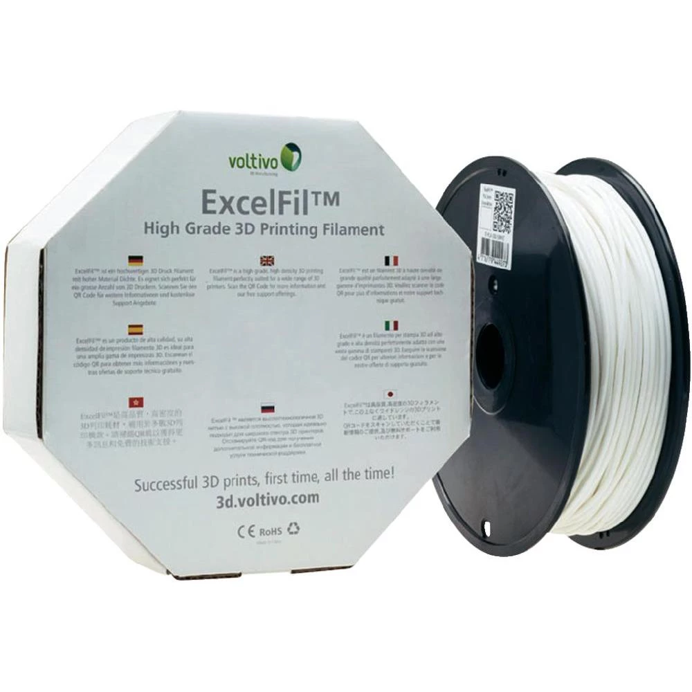 Filament Voltivo EF-ABS-175-SWHIT ABS plastika 1.75 mm bijela slika