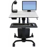 1-struki Kolica za monitor 17,8 cm (7") - 81,3 cm (32") Togi nosač Ergotron TeachWell Mobile Digitale Workspace (MDW)
