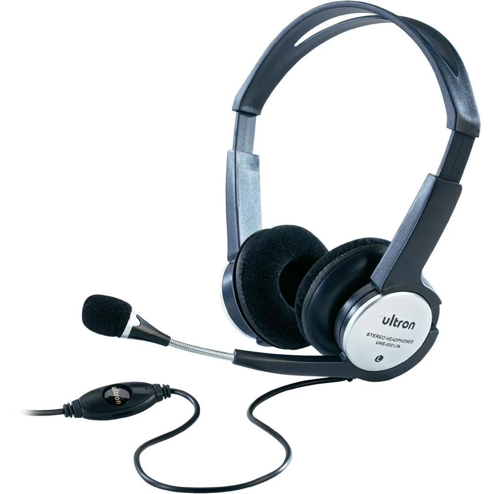 Ultron UHS-500 Life, multimedijske slušalice s mikrofonom za PC 41270 slika