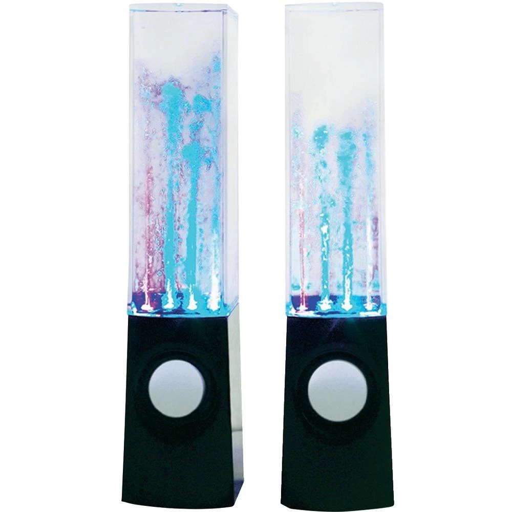 Računalni zvučnici Typhoon Aquadancer sa vodenimi i svetlosnimi efekti, crni slika