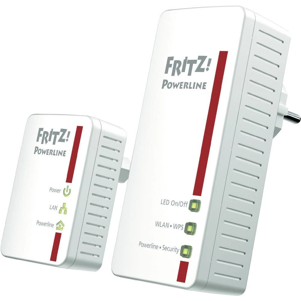 osnovni set strujnih adaptera WLAN Starter Kit 500 MBit/s AVM FRITZ!Powerline 54 slika