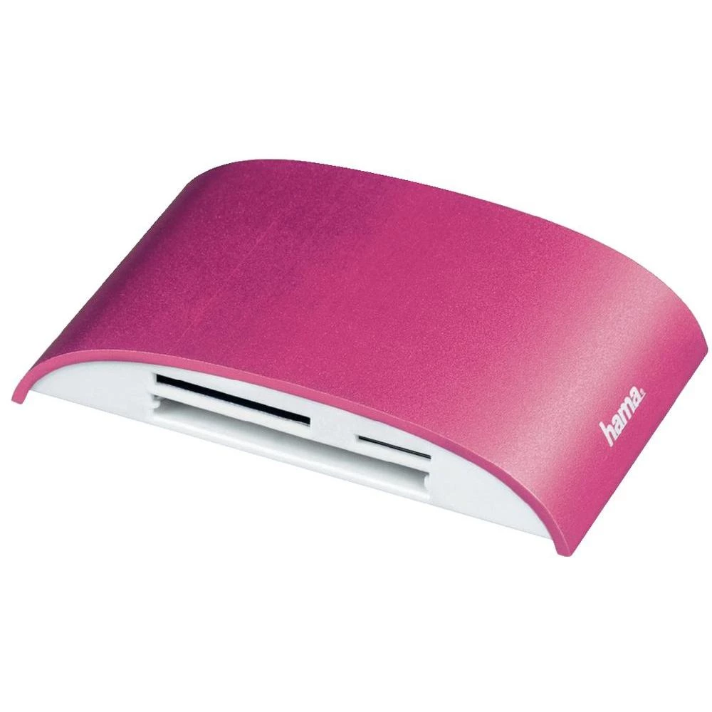 Vanjski čitač memorijskih kartica USB 3.0 Pro Hama ružičasti slika