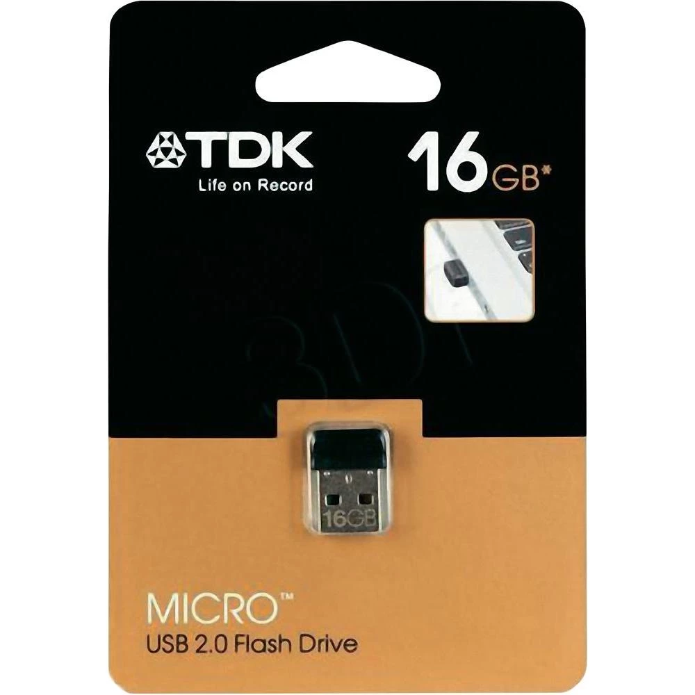 USB stik Micro TDK 16 GB crni t78846 USB 2.0 slika