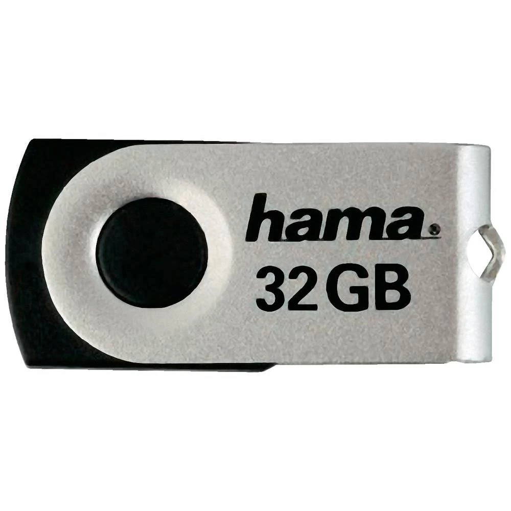 USB stik Rotate Mini Hama 32 GB crni 90967 USB 2.0 slika