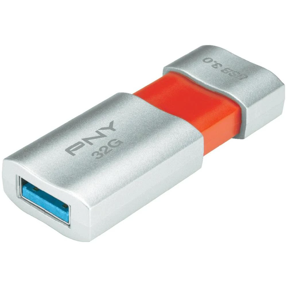 USB stik Wave Attache™ PNY 32 GB srebrni FD32GBWAVE30-EF USB 3.0 slika