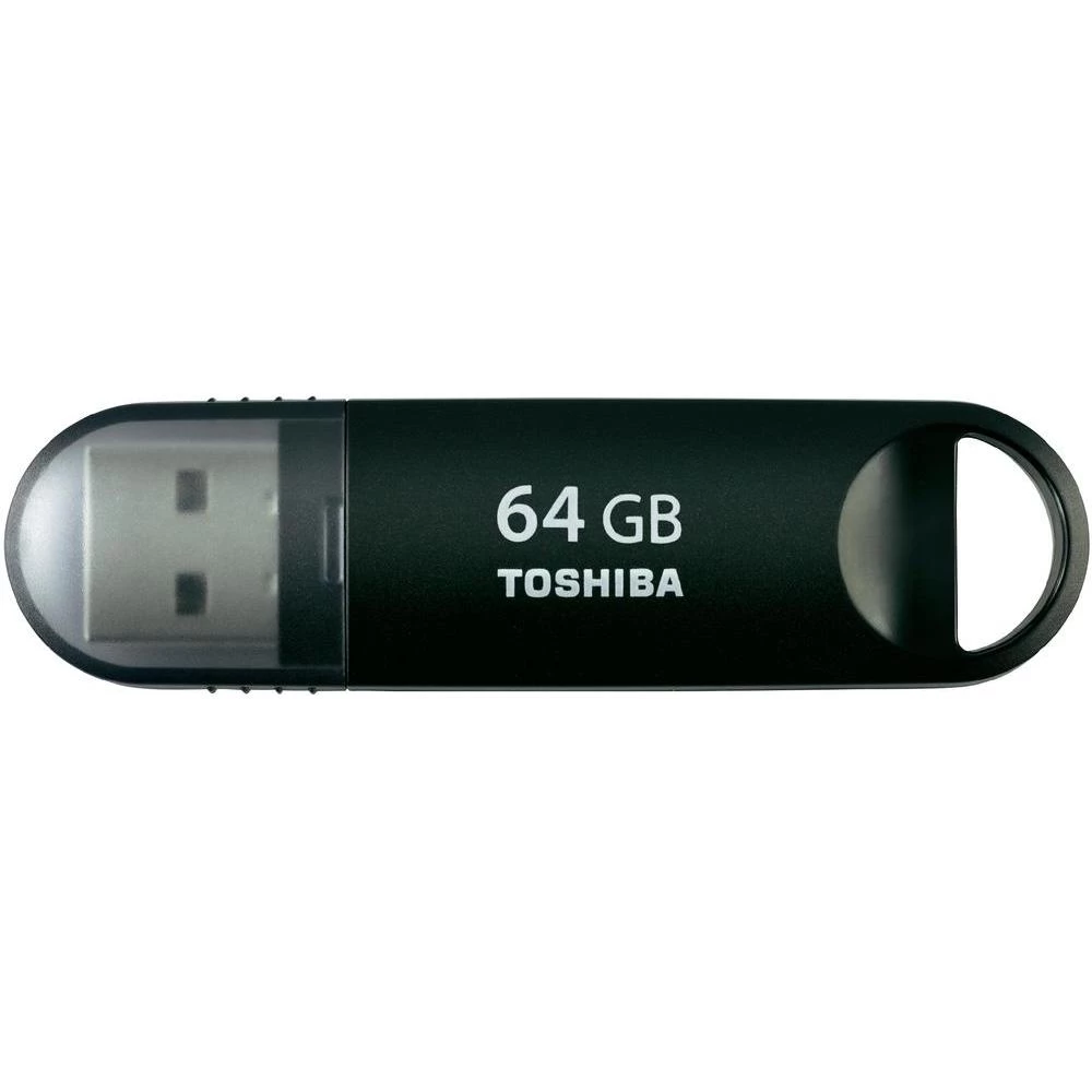 USB stik TransMemory-MX Toshiba 64 GB crni THNV64SUZBL USB 3.0, USB 2.0 slika