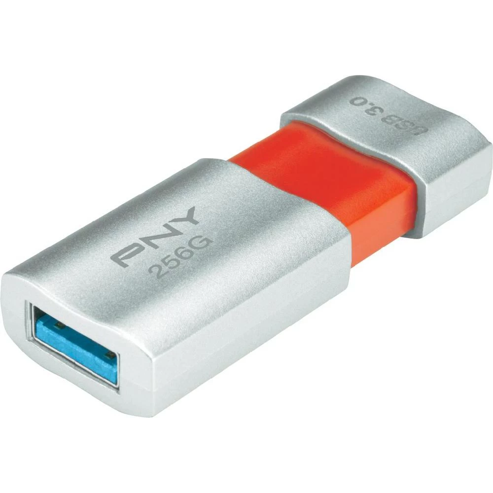 USB stik Wave Attache™ PNY 256 GB srebrni FD256GBWAVE30-EF USB 3.0 slika