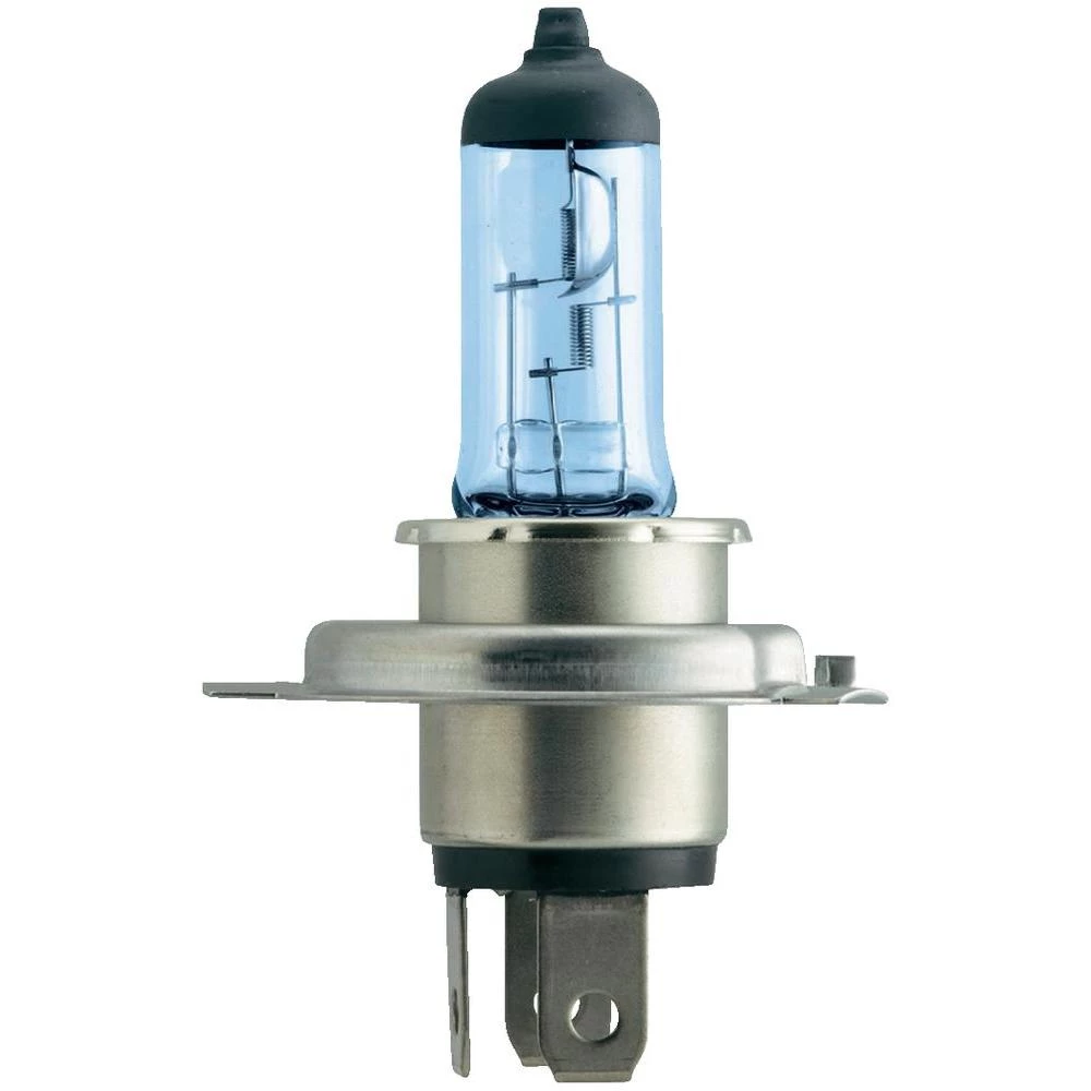Philips žarulja Bluevision Moto, H4, 12 V, 1 komad, P43t, plava (prozirna) 36231 slika