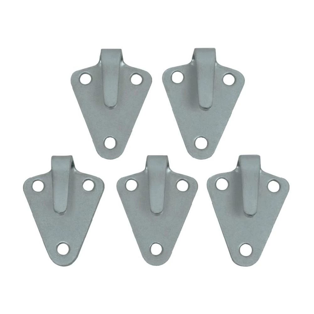 Kuke za ceradu s 3 rupe, pocinčani čelik, mjere: (Š x V) 39 mm x 51 mm slika