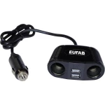 Dvostruka utičnica Eufab 12V s kablom i USB priključkom strujno opterećenje maks