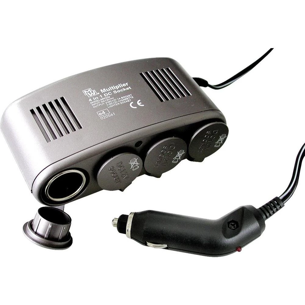 Utičnica Eufab 4u1, 12V strujno opterećenje maks.=4 A za utičnicu upaljača cigar slika