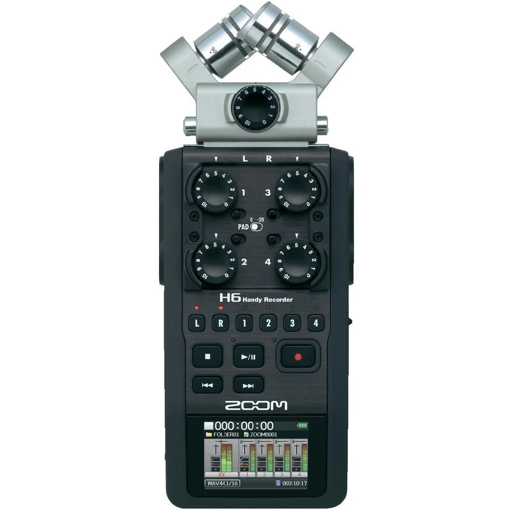 Zoom H6 Pro-Prijenosni snimač zvuka, crn H-6 slika