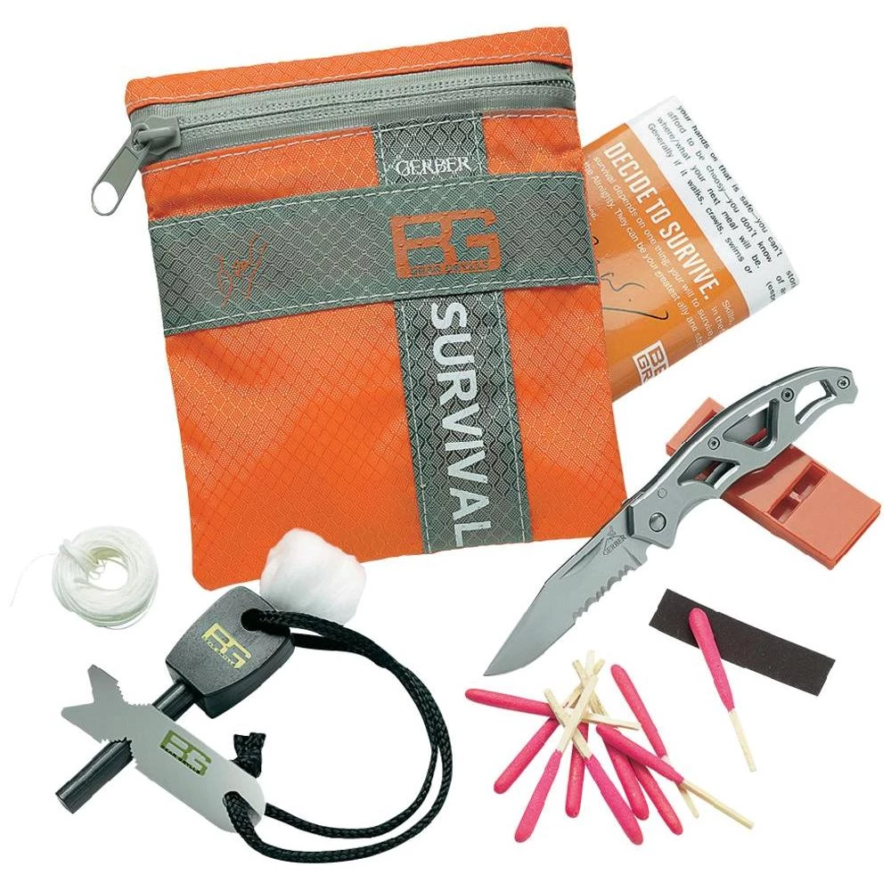 Gerber Bear Grylls set za preživljavanje osnovni 31-000700 Basic Kit Survival Se slika