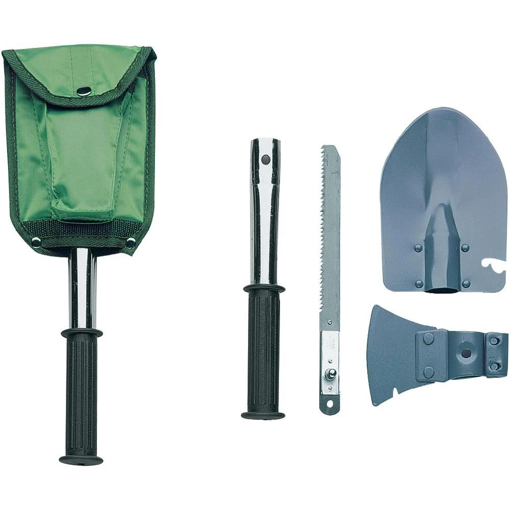 Herbertz sklopiva lopata sa sjekirom i pilom 4-dijelna 619200 alat, 4-dijelni slika