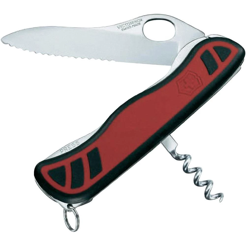 Victorinox Sentinel One Hand 0.8321.MWC-Sklopivi nož, crven/crn slika