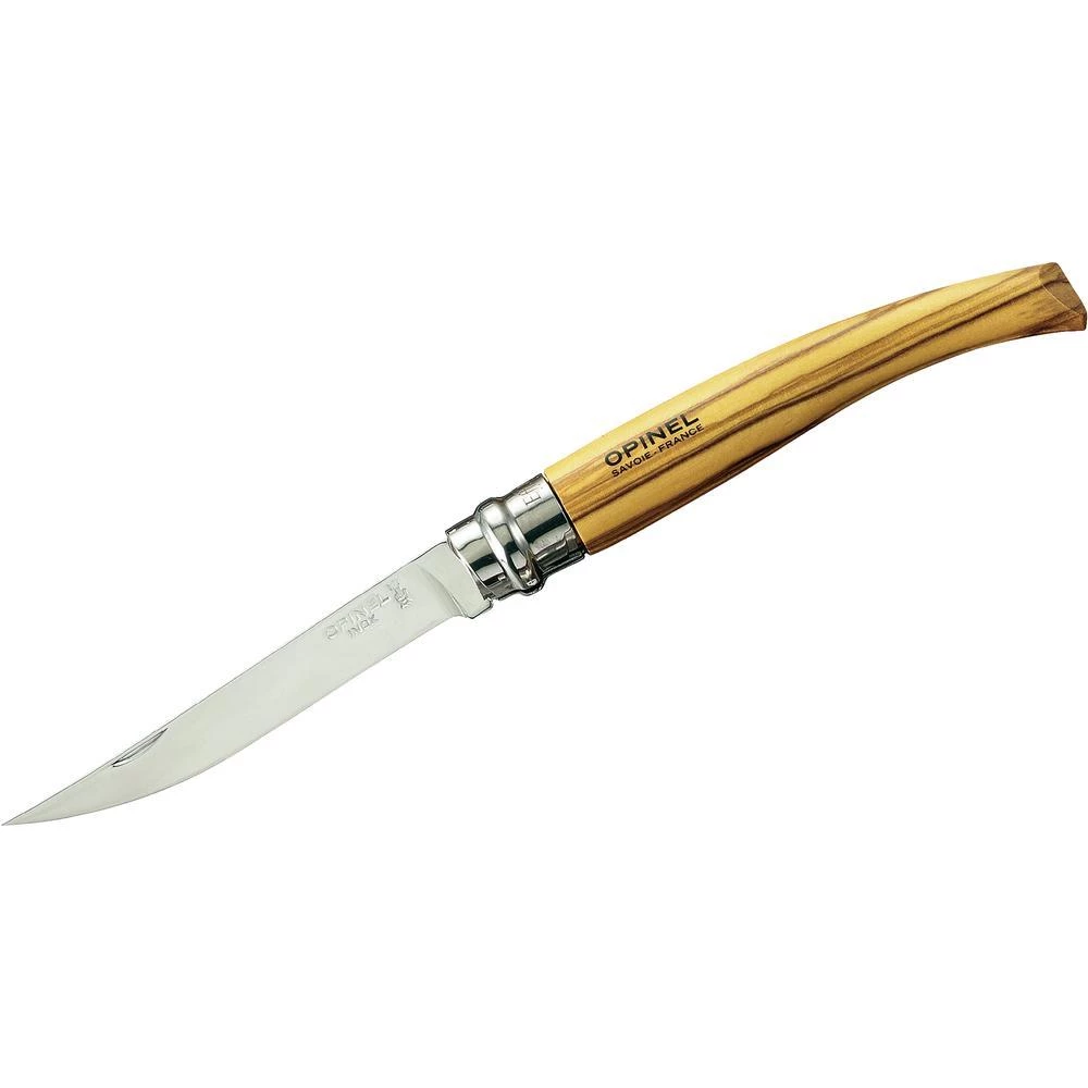 Opinel džepni nož maslinovo drvo vel.10 Slim-Line br. 10 nož Slim-Line multifunk slika