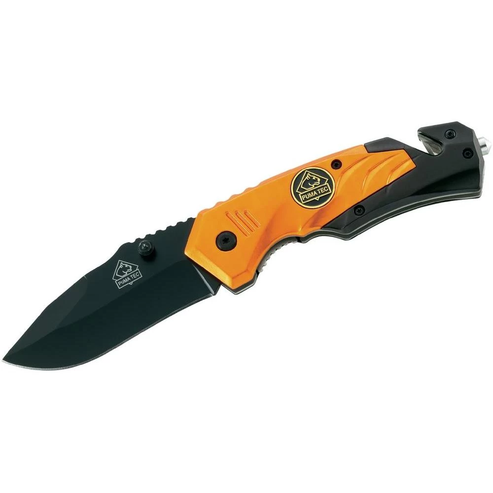 PumaTec nož za hitne slučajeve Drop Point, s crnom oštricom TEC Rescue Multi-Too slika