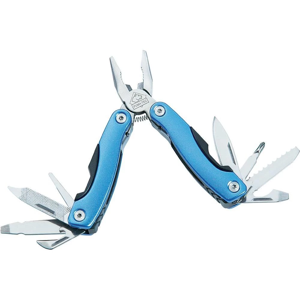 PumaTec multifunkcionalni alat, kliješta i 7 alata Multi-Tool, plavi, džepni nož slika