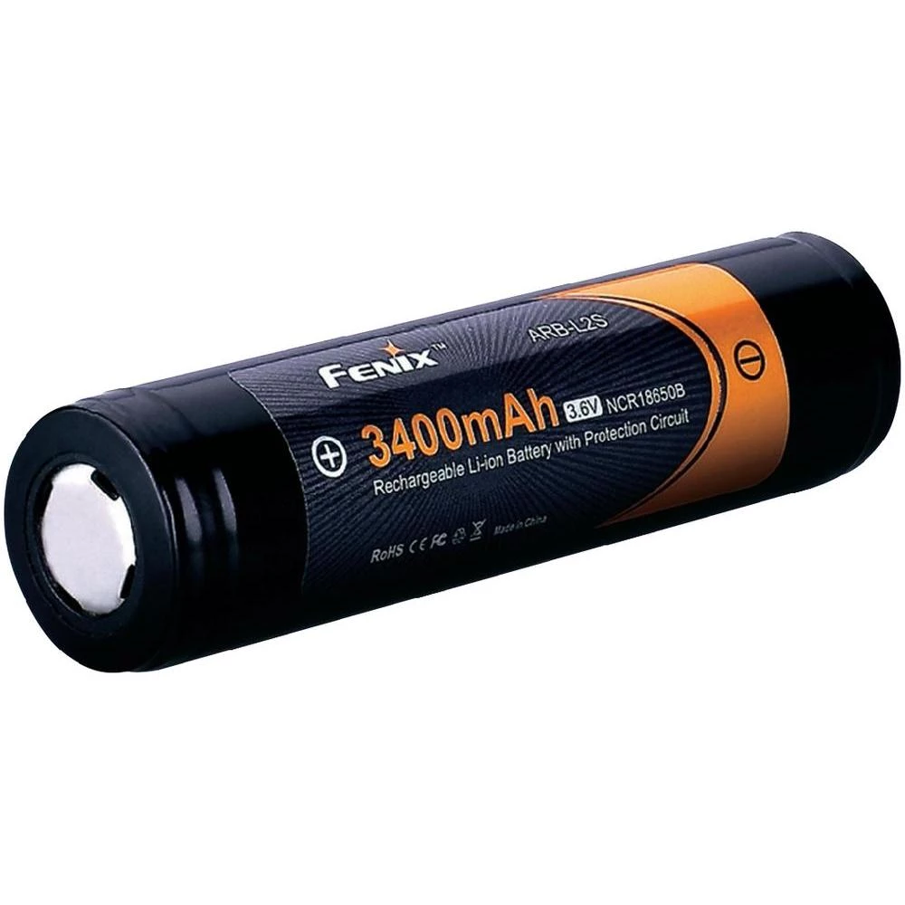 Litij-ionska baterija Fenix 18650 3400 mAh Pribor za džepne svjetiljke 18650 Li- slika