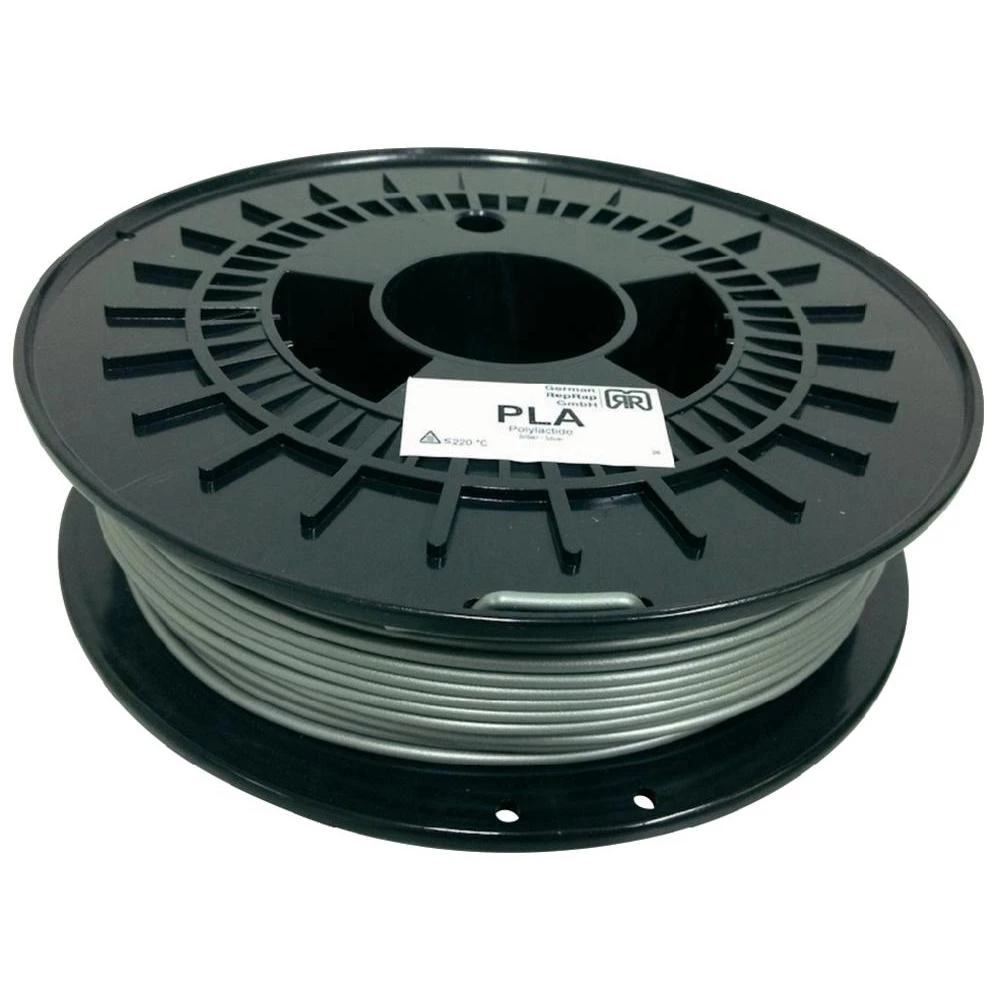 Filament German RepRap 100254 PLA plastika 3 mm srebrna slika
