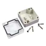 Hammond Electronics 1554K2GYCL-Univerzalno kućište, ABS, svijetlo sivo (RAL 7035