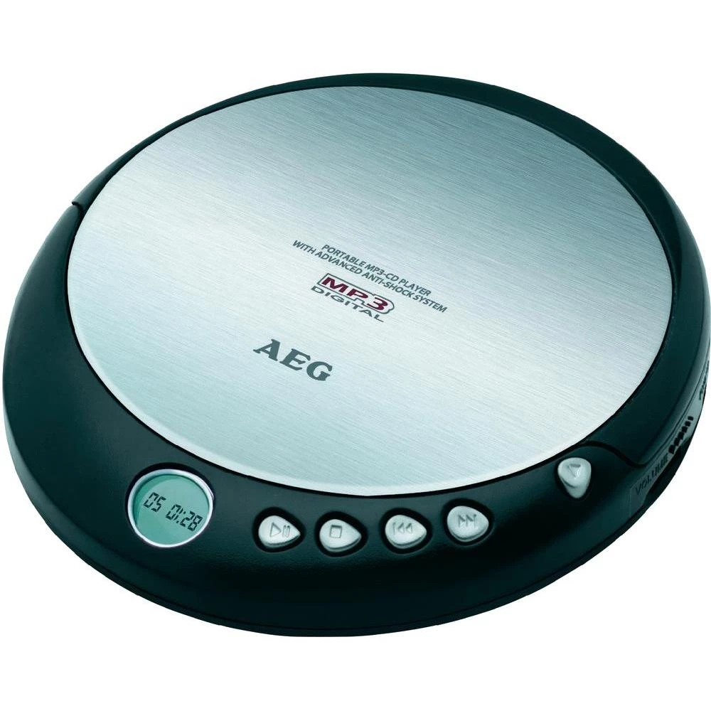 Prijenosni CD reproduktor CDP 4226 AEG, crna CD, CD-R, CD-RW, MP3 slika