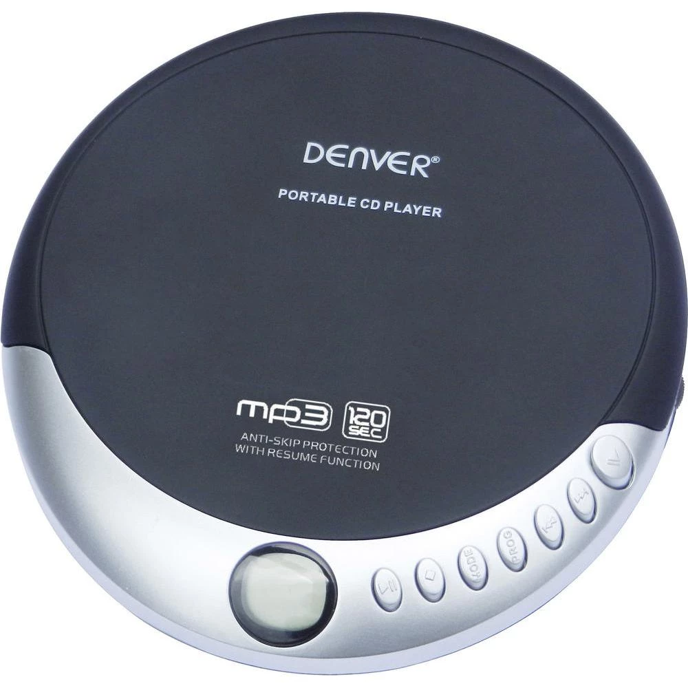 Prijenosni CD reproduktor DMP-389 Denver crna, srebrna, CD, CD-R, CD-RW, MP3 slika