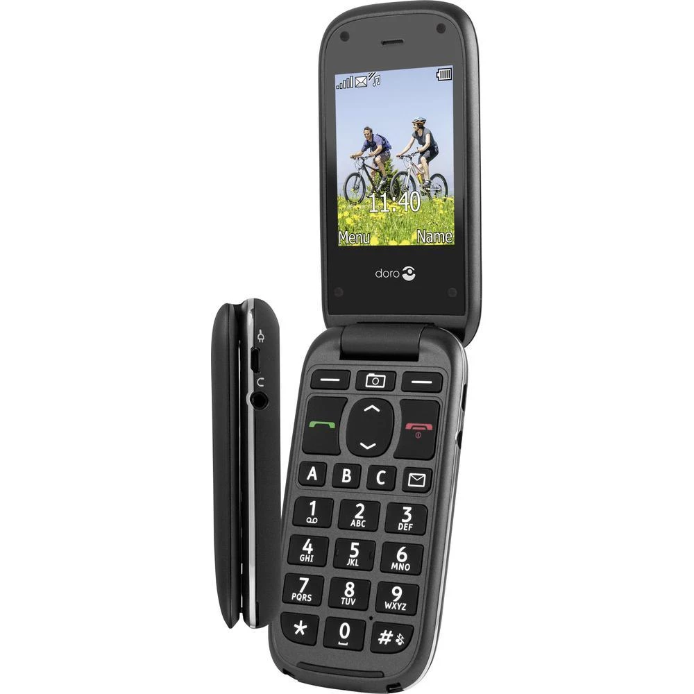 Mobitel s velikim tipkama za starije osobe PhoneEasy 613 Doro crna slika