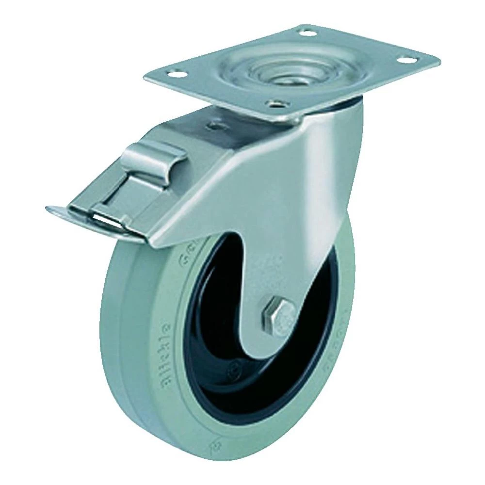 Kotač, upravljački Blickle 694612, nehrđajući čelik, kuglični ležaj, StopFix sig slika