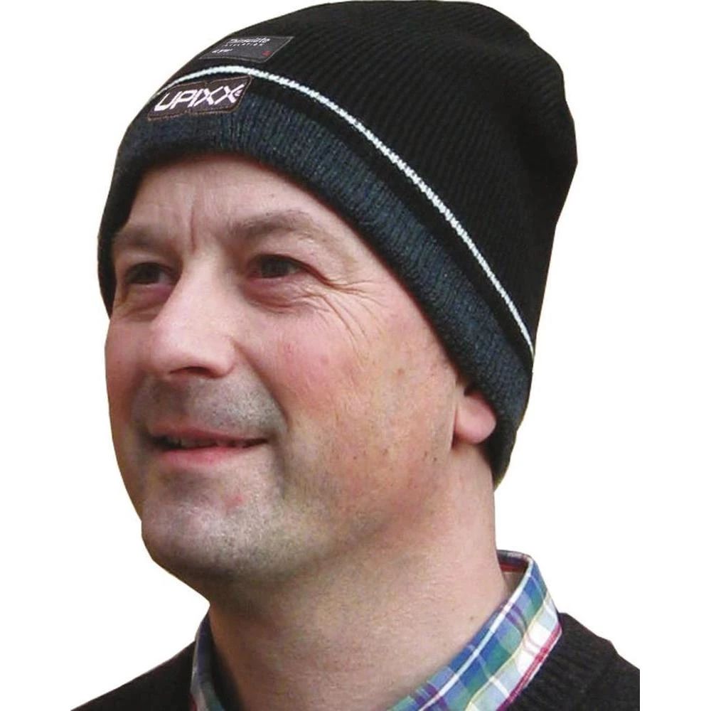 Pletena kapa Knut 40313 Upixx crna, siva slika