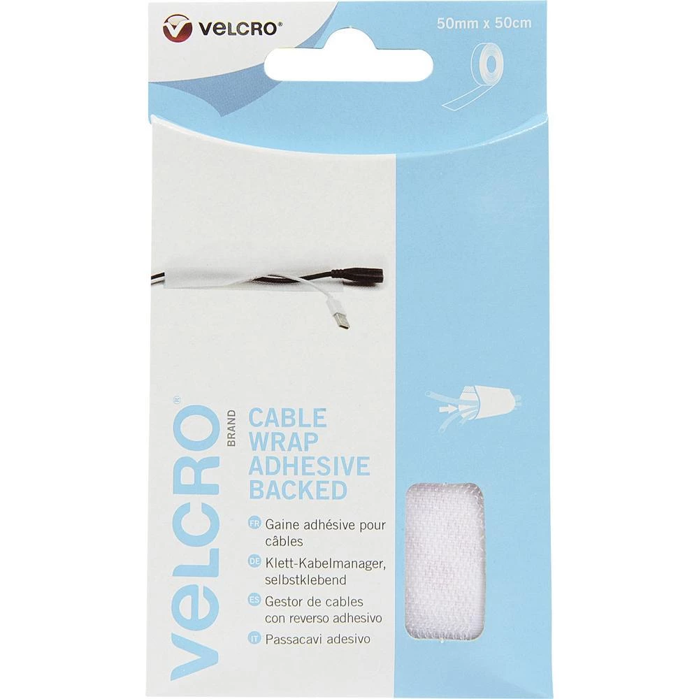 Samoljepljiva traka s čičkom za omatanje kablova Velcro prianjajući i mekani dio slika