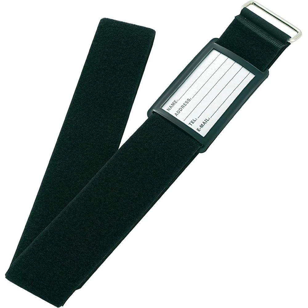 Remen za kofer s čičkom prianjajući i mekani dio (D x Š) 2 m x 60 mm crna VF50/2 slika