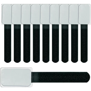 Kabelska vezica s čičkom za označavanje Label the Cable crna 2510 10 komada slika