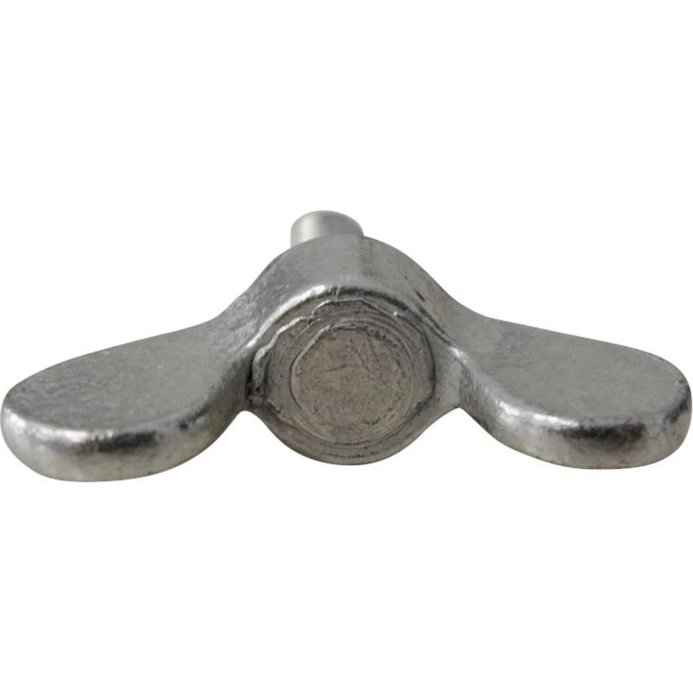 Krilati vijak TOOLCRAFT, M4, 10mm, DIN 316, galvanizirani čelik, 10 komada slika