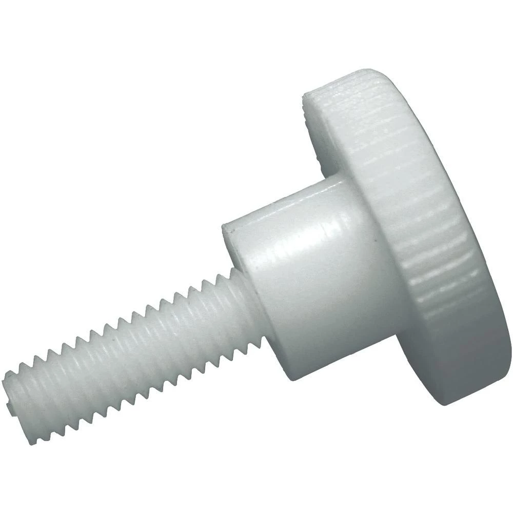Narovašeni vijak TOOLCRAFT, M4, 10mm, DIN 464, poliamid, 10 komada slika