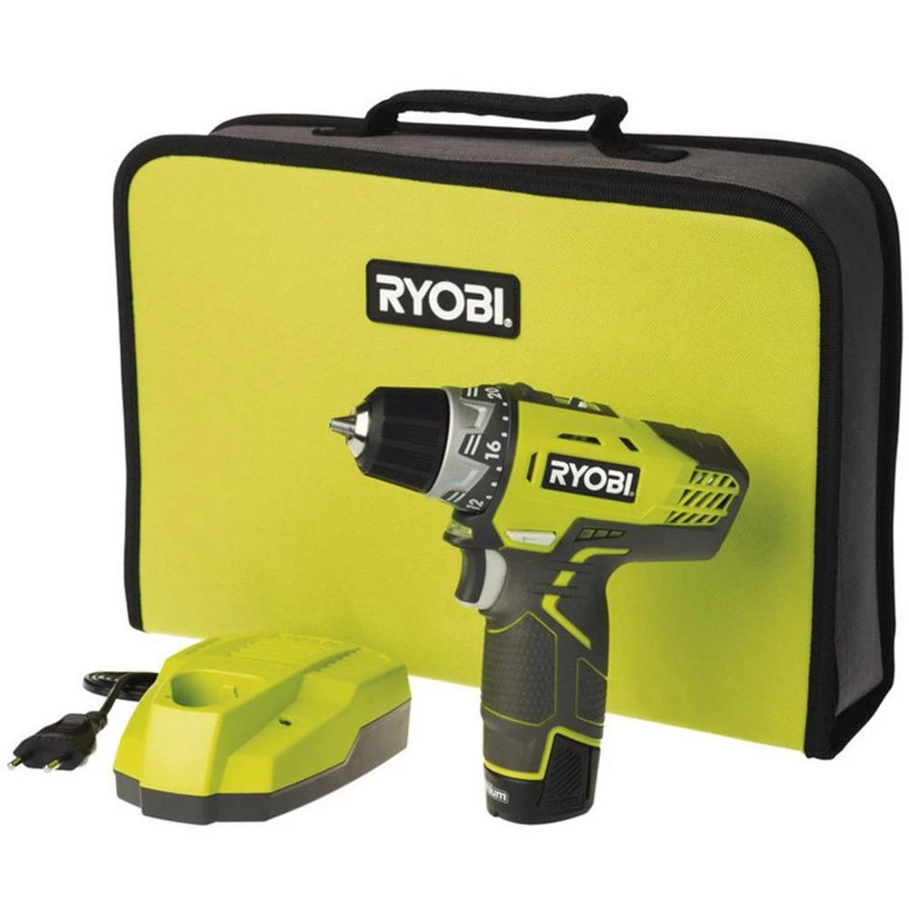Bušilica na baterije R12DD-L13S Ryobi 12 V 1.3 Ah li-ion + baterija slika