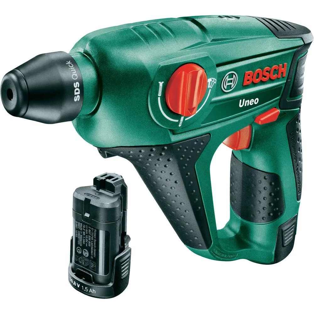 Bosch Uneo SDS-Quick bušilica, odvijač i čekić na bateriju 10.8 V 1.5 Ah Li-Ion slika