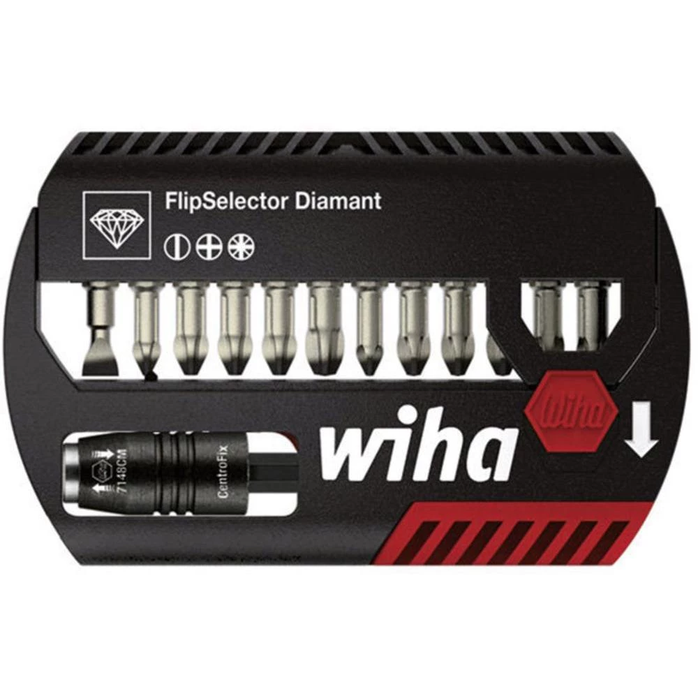 Set bit-nastavaka Wiha FlipSelector Diamant 39079, 13-dijelni komplet slika