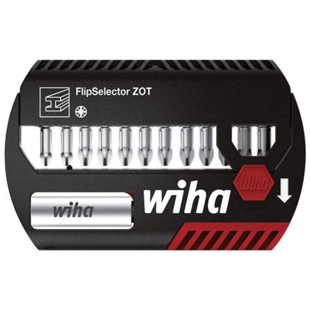 Set torzijskih bit-nastavaka Wiha FlipSelector ZOT 39036, 13-dijelni komplet slika