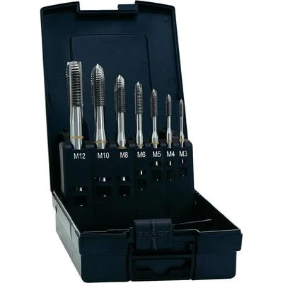 Strojno narezno svrdlo Exact 7-dijelni komplet, metrički navoj M3, M4, M5, M6, M slika