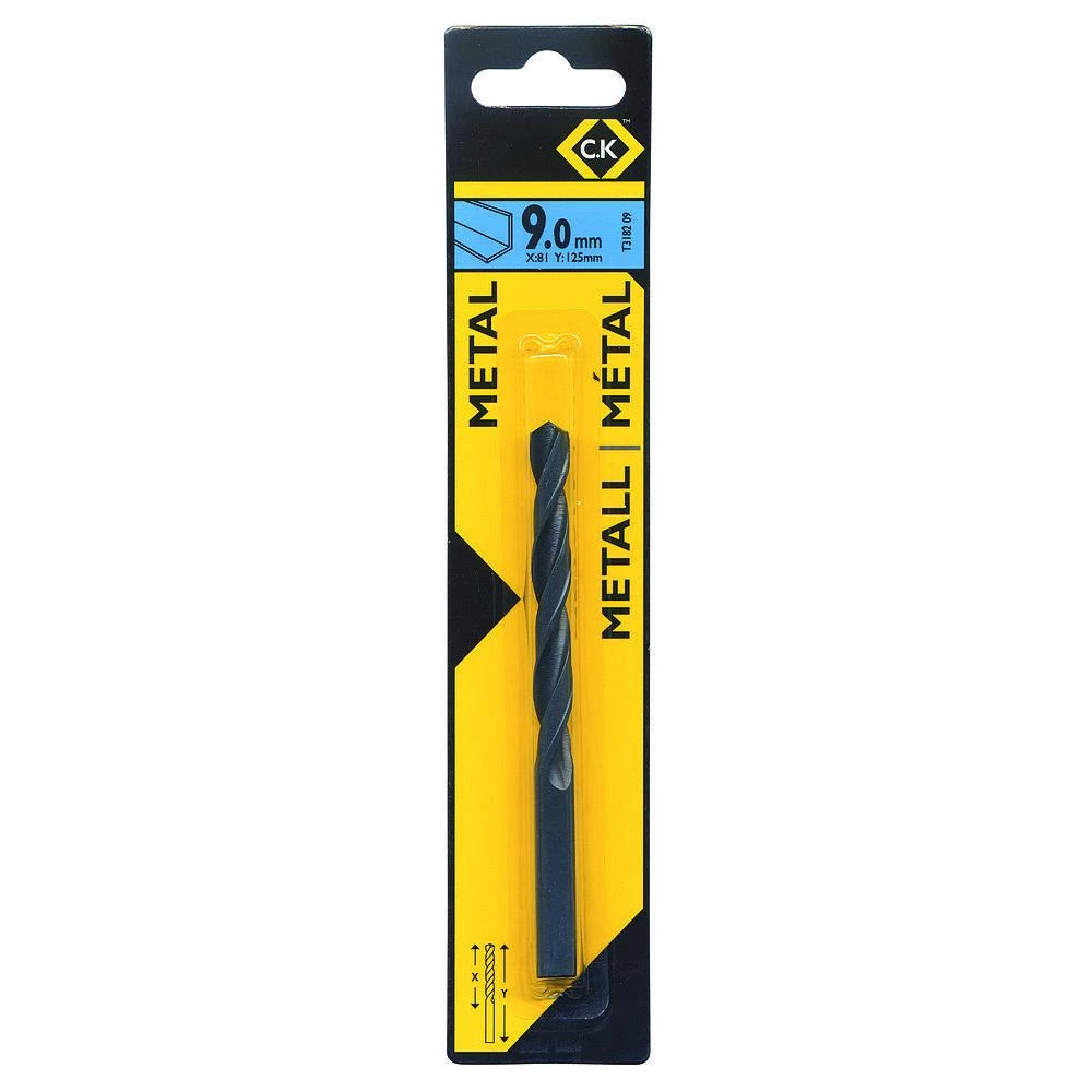 Metalno spiralno svrdlo HSS 4.5 mm C.K. T3182 045 ukupna duljina 80 mm cilindrič slika